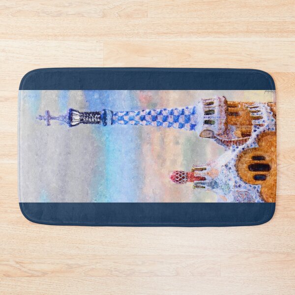 Item preview, Gaudi Park Guell Candy House Tower Painting designed and sold by Weston  Westmoreland.