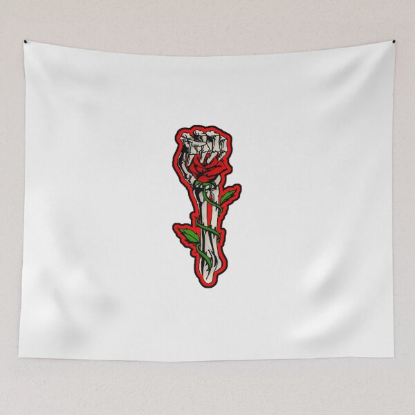 Item preview, skeleton holding rose designed and sold by mysteriosupafan.
