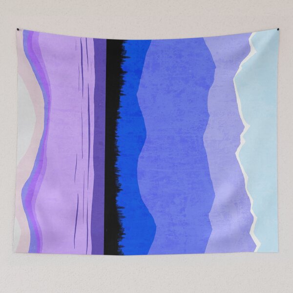Item preview, Blue Ridge Mountains At Dawn designed and sold by BunnyThePainter.
