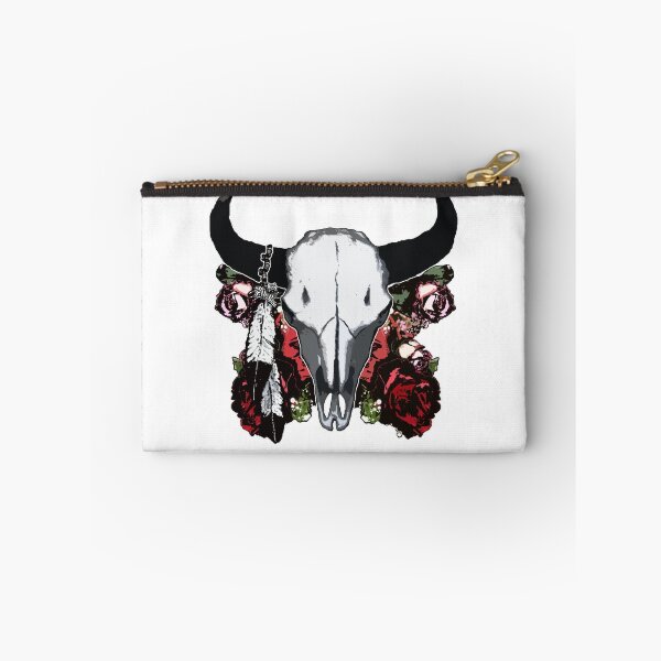Item preview, Bison skull and roses designed and sold by Saltypro.