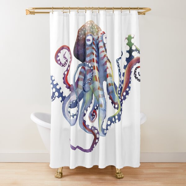 Discover Octopus Shower Curtain