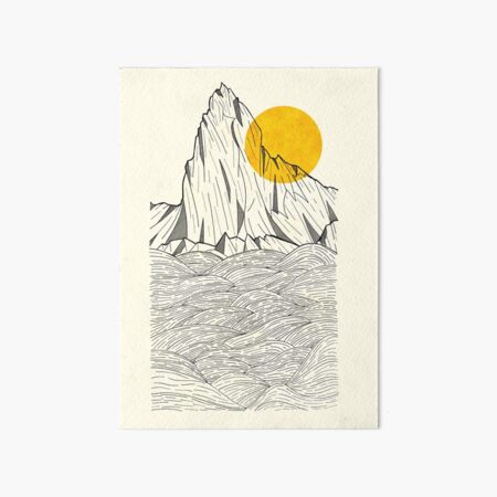 Sun Cliffs Art Board Print
