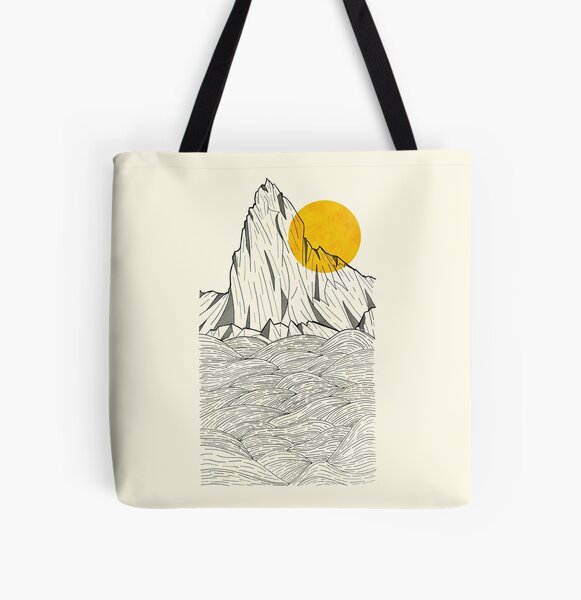 Sun Cliffs All Over Print Tote Bag