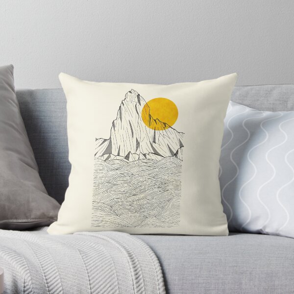 Sun Cliffs Throw Pillow
