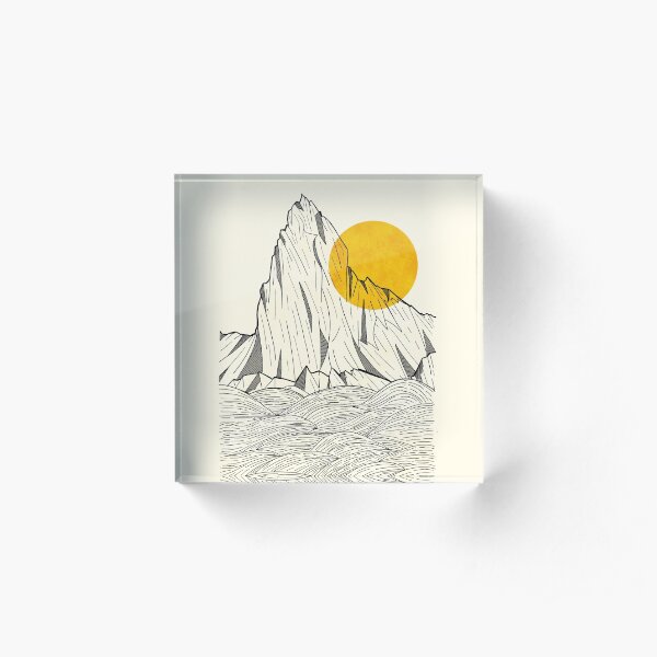 Sun Cliffs Acrylic Block