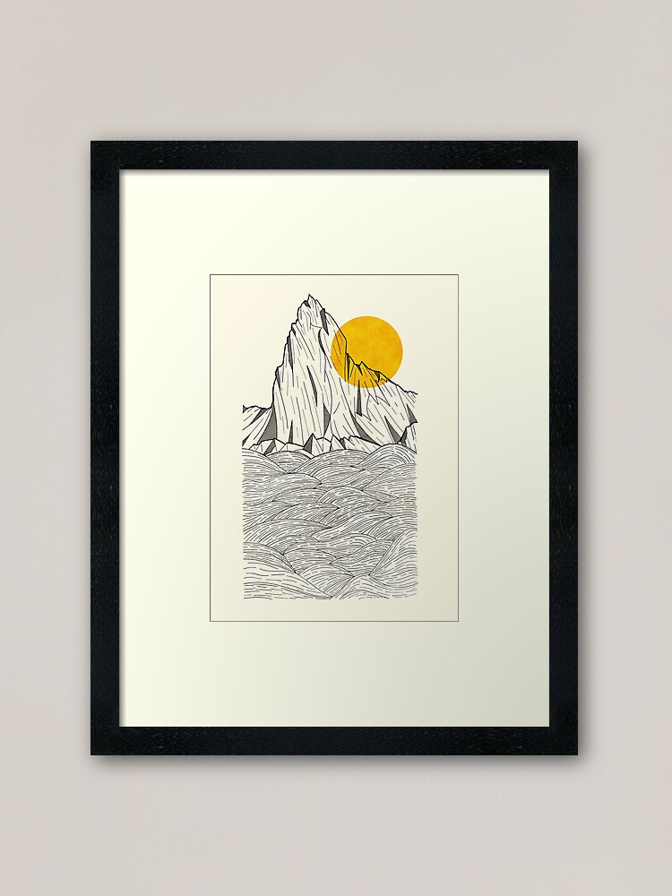 Alternate view of Sun Cliffs Framed Art Print