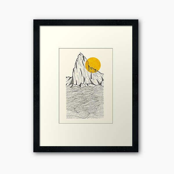 Sun Cliffs Framed Art Print