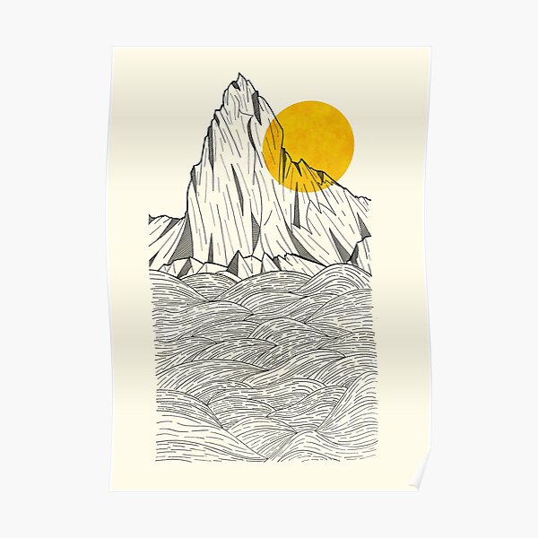 Sun Cliffs Poster