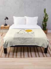 Sun Cliffs Throw Blanket