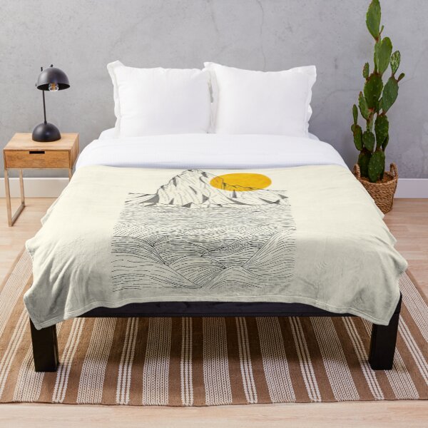 Sun Cliffs Throw Blanket