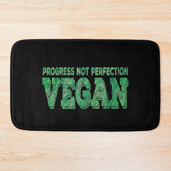 Item preview, Vegan - Progress Not Perfection designed and sold by madtoyman.