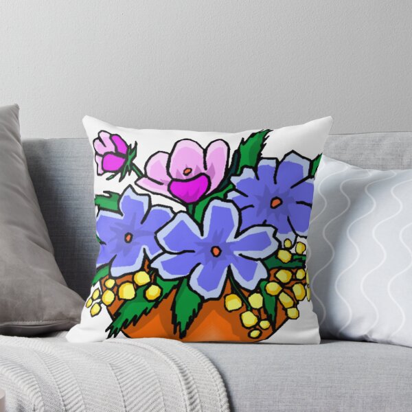 Item preview, Purple pink green botanical print designed and sold by Hvll1116.