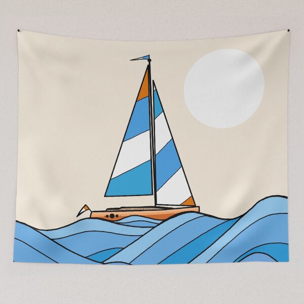 Item preview, Come sailing with me designed and sold by Swadeillustrations.