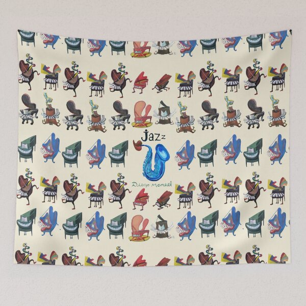 Item preview, Pianos and Jazz sax designed and sold by Diego Manuel Rodriguez.