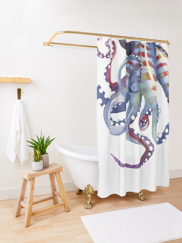 Sargasso Blue Sea Turtle Shower Curtain for Sale by SamNagel