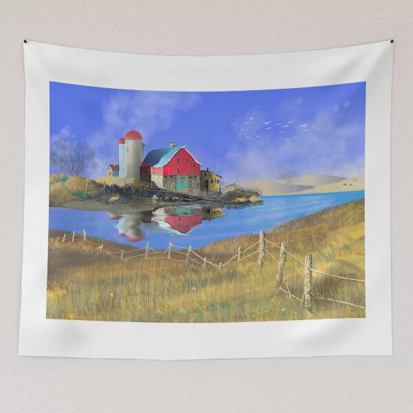 Item preview, Old Red Barn designed and sold by Cherylgrayum.