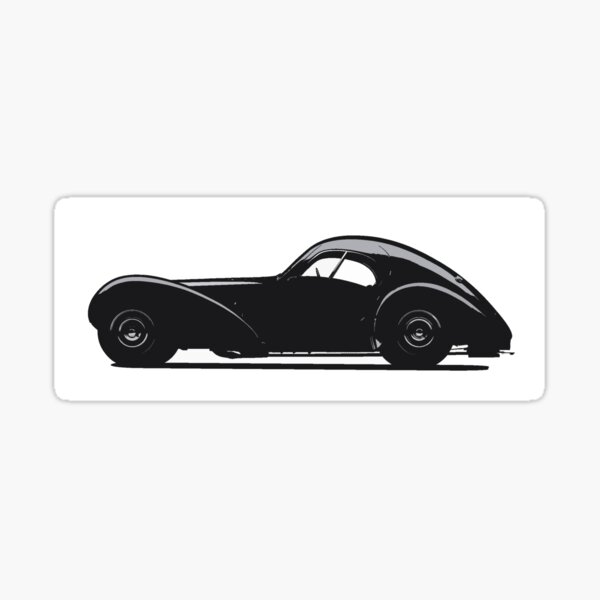 Bugatti 57SC Atlantic Glossy Sticker
