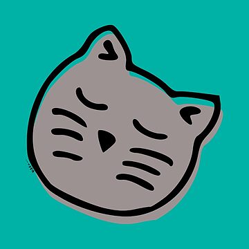 Artwork thumbnail, Zen Cat Pattern by atelierkota
