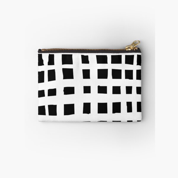 Item preview, Black and White Handdrawn Grid Pattern designed and sold by cadinera.