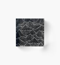 The Dark Mountains Acrylic Block