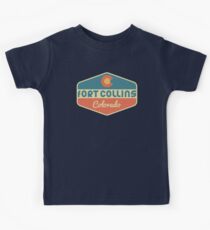 Fort Collins Colorado Kids T-Shirt