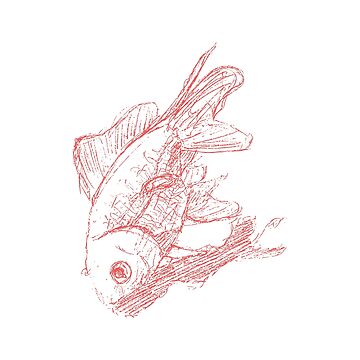 Artwork thumbnail, GoldFish Sketch by atelierkota
