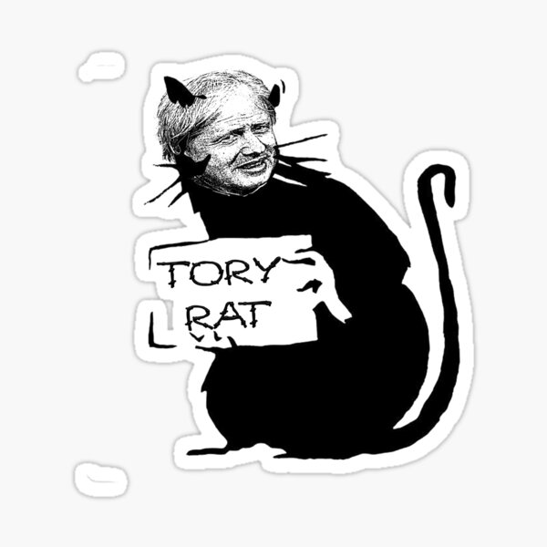 Tory Rat - Boris Johnson Sticker