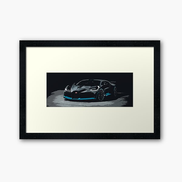 Bugatti Divo Framed Art Print