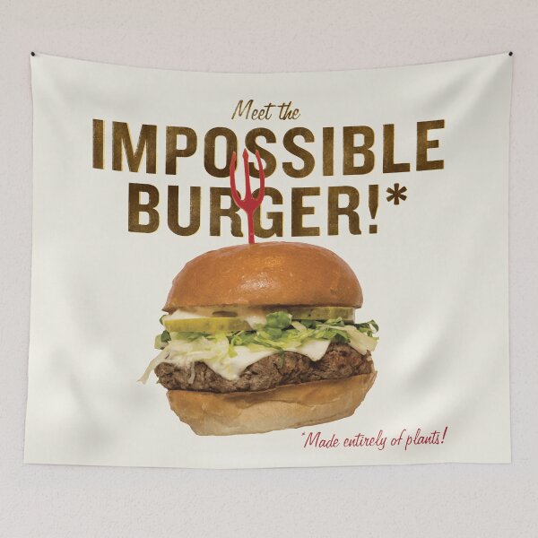 Item preview, impossible burger designed and sold by cocreations.