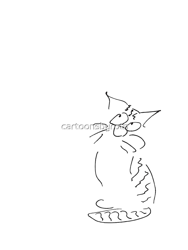 Kätzchen beobachtet von cartoonsbyroth