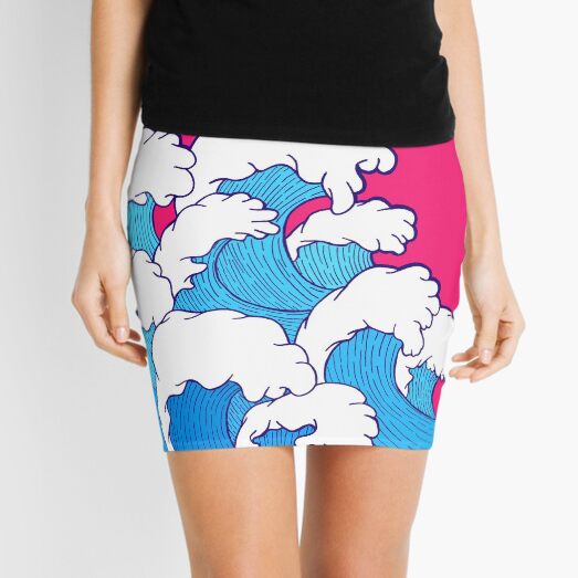 As the waves roll in Mini Skirt