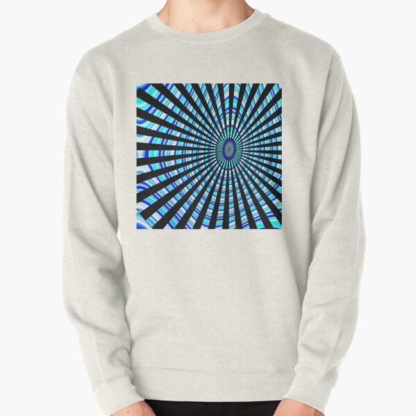 #Design, #abstract, #pattern, #illustration, psychedelic, vortex, modern, art, decoration Pullover Sweatshirt