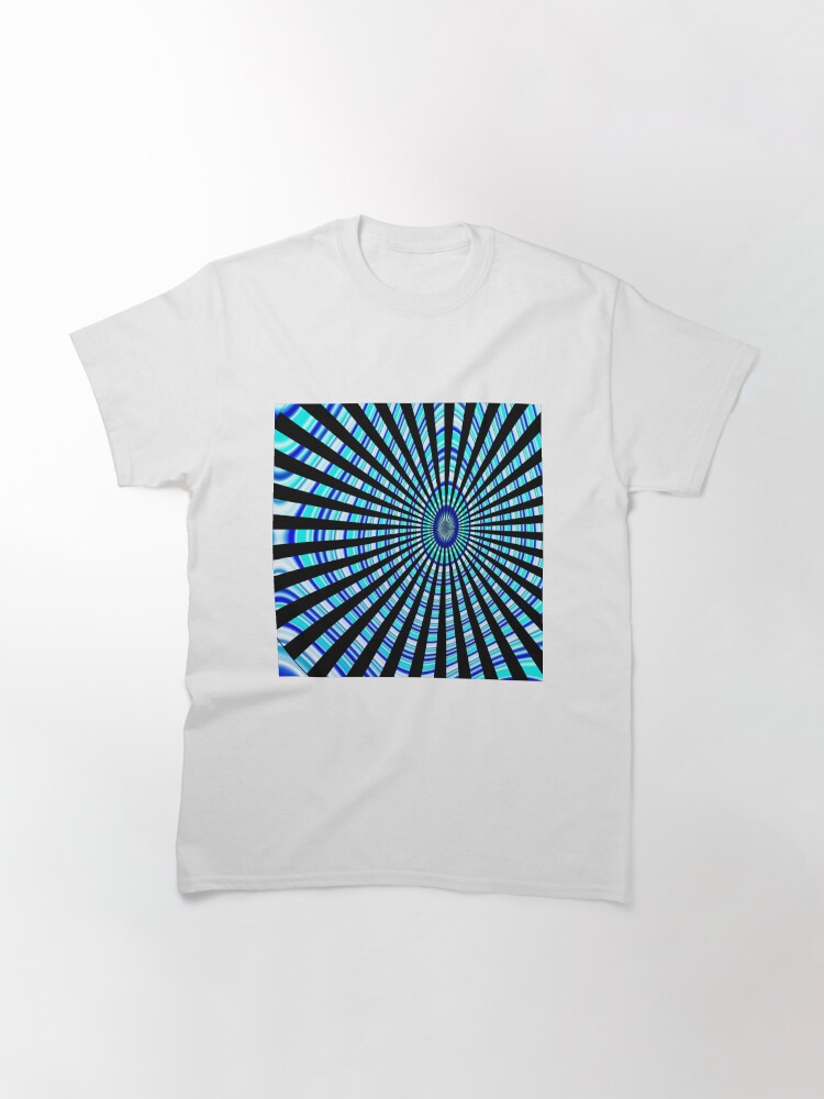 Alternate view of #Design, #abstract, #pattern, #illustration, psychedelic, vortex, modern, art, decoration Classic T-Shirt