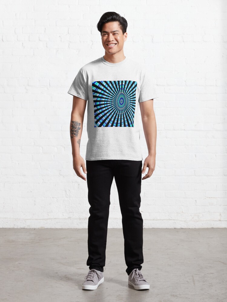 Alternate view of #Design, #abstract, #pattern, #illustration, psychedelic, vortex, modern, art, decoration Classic T-Shirt