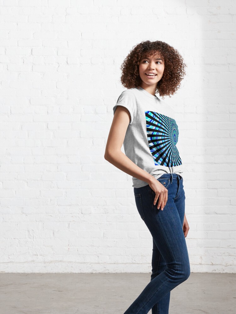 Alternate view of #Design, #abstract, #pattern, #illustration, psychedelic, vortex, modern, art, decoration Classic T-Shirt
