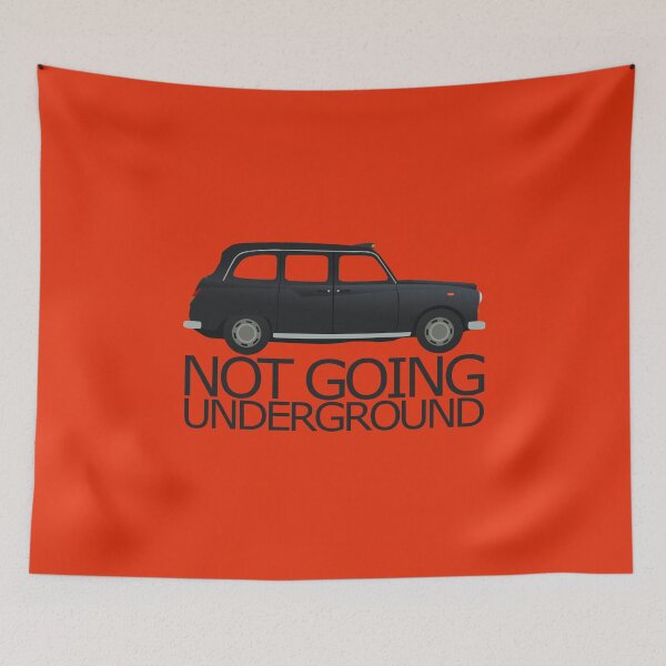 Item preview, Not Going Underground London Black Cab Taxi  designed and sold by GetItGiftIt.