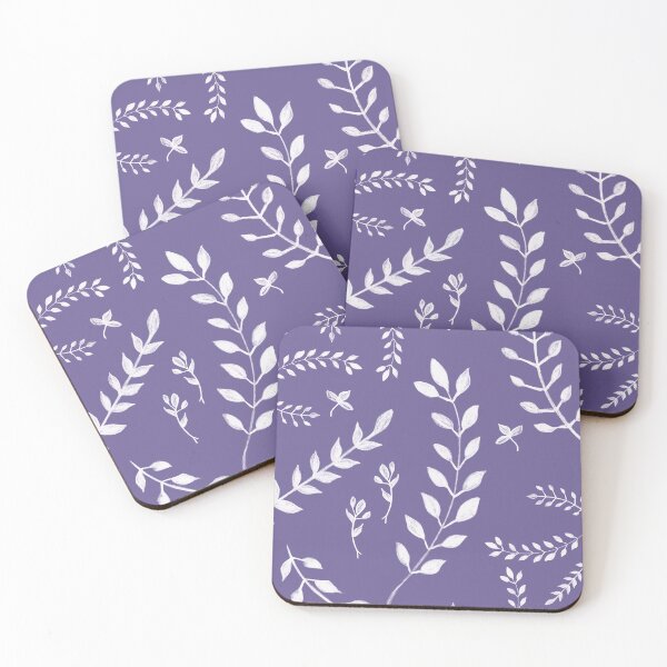 Item preview, Ultra Violet Leaves Pattern #2 #drawing #decor #art designed and sold by Anita's & Bella's Art.