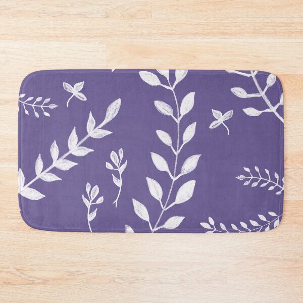 Item preview, Ultra Violet Leaves Pattern #2 #drawing #decor #art designed and sold by Anita's & Bella's Art.