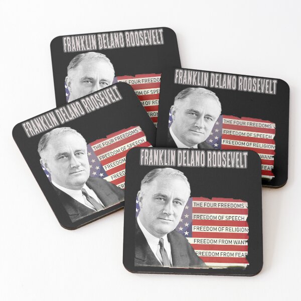 Item preview, FDR Quote Four Freedoms President Franklin Delano Roosevelt designed and sold by funnytshirtemp.