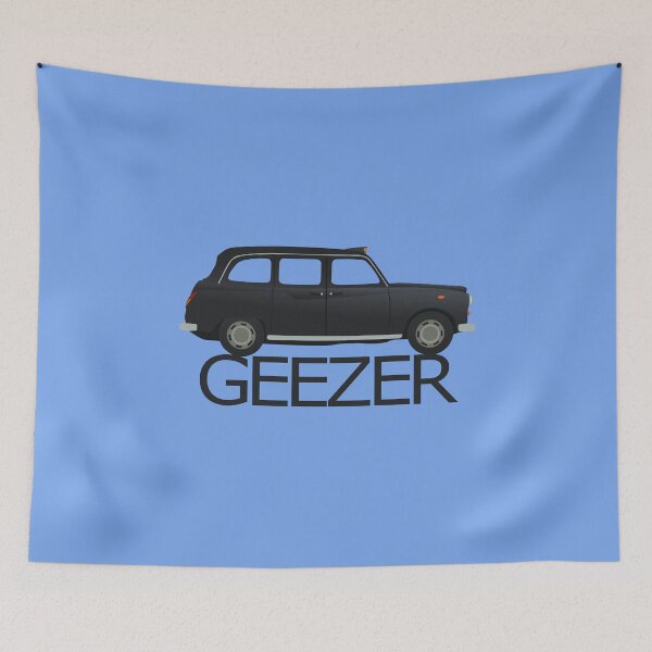 Item preview, Geezer London Black Taxi Cab design designed and sold by GetItGiftIt.
