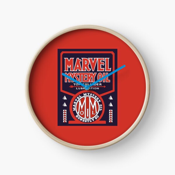 Marvel Mystery Oil vintage sign reproduction Sticker for Sale by