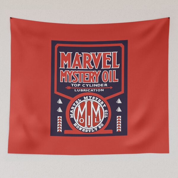 Item preview, Marvel Mystery Oil vintage sign reproduction designed and sold by htrdesigns.