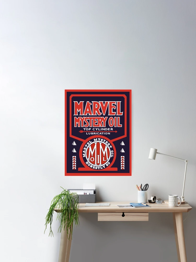Marvel Mystery Oil vintage sign reproduction Greeting Card for
