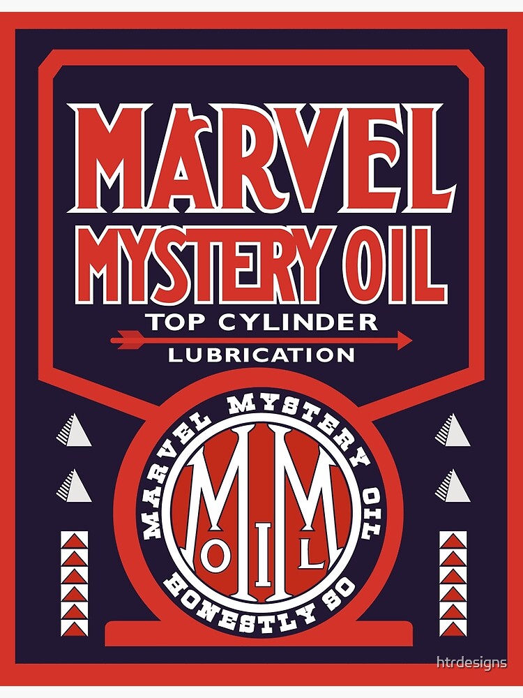 Marvel Mystery Oil vintage sign reproduction Tote Bag for Sale by  htrdesigns