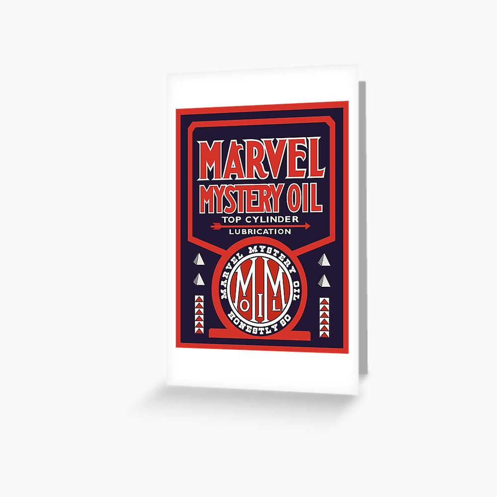 Marvel Mystery Oil vintage sign reproduction Essential T-Shirt for Sale by  htrdesigns