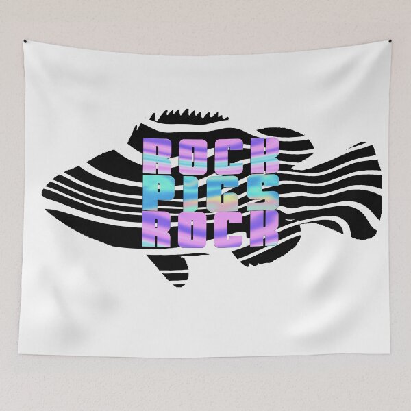 Item preview, Rock Pigs Fishing Tee designed and sold by markflynnart.