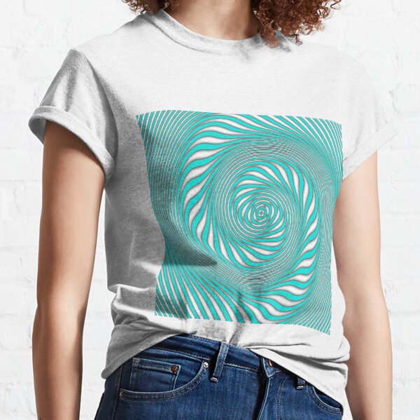 #hypnosis, #vortex, #illusion, #design, pattern, art, abstract, illustration, psychedelic, nature, spiral, twist, creativity Classic T-Shirt