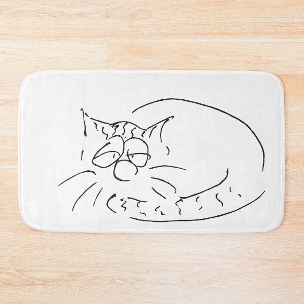 Item preview, Sleeping Tom Cat designed and sold by cartoonsbyroth.
