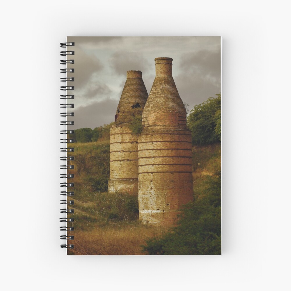 "Bottle Kilns Portland NSW" Spiral Notebook for Sale by DeborahMcGrath Redbubble