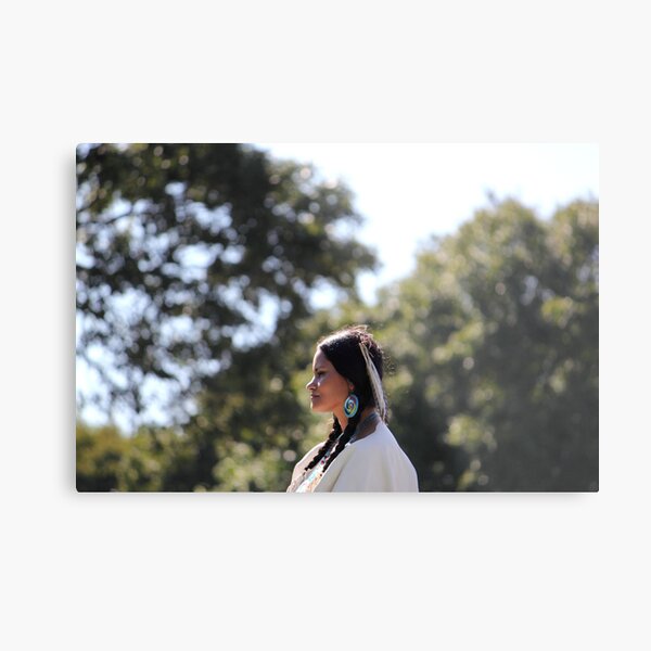 Nature's Woman - Native American Series 2 - #2 Metal Print